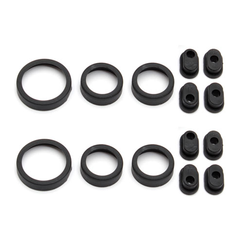 Team Associated Factory Team Rear Hub Inserts (RC8B3/RC8B3.1) Pair For As81077 (AS81078)