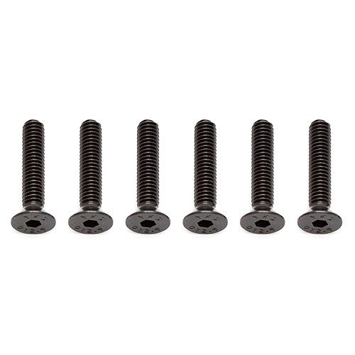 Team Associated M4 X 20mm FHCS (10) (AS81264)