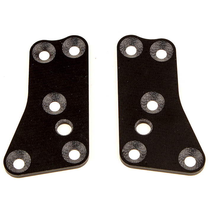 Team Associated RC8B3.2 FT Fr.Upper Susp. Arm Inserts G10 2.0mm (AS81445)