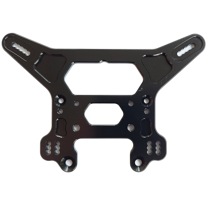 Team Associated RC8T3.2 Rear Shock Tower Aluminium Black (AS81484)