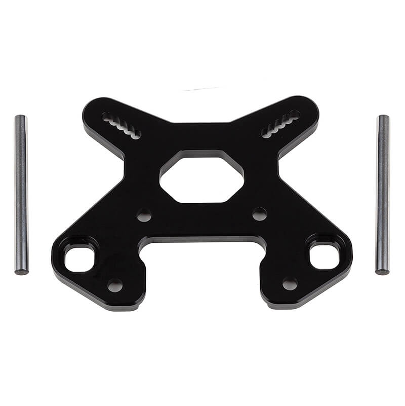 Team Associated RC8B4 Front Shock Tower V2 Black Aluminium (AS81504)