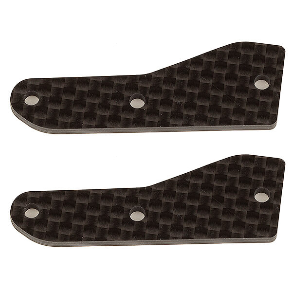 Team Associated RC8B4 FT Front Upper Susp. Arm Inserts Carbon (AS81537)