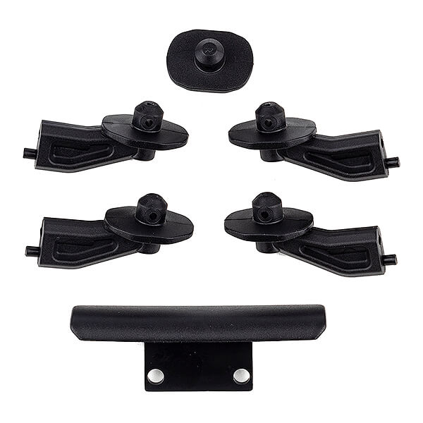 Team Associated RC8T4/RC8T4E Body Posts And Bumper (AS81622)