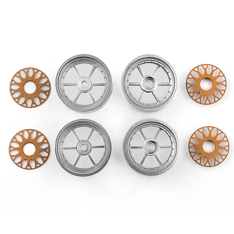 Team Associated RC10Ds Wheels Front &amp; Rear (AS8827)
