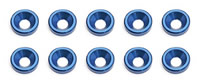 Team Associated Countersunk Washers (Blue) (AS89229)