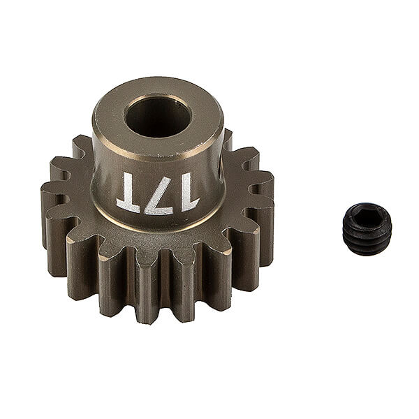 Team Associated FT Pinion Gear 17T Mod 1, 5mm ShaFT - Aluminium (AS89599)