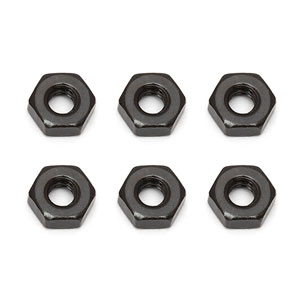 Team Associated M3 Nut (Black) (AS91477)