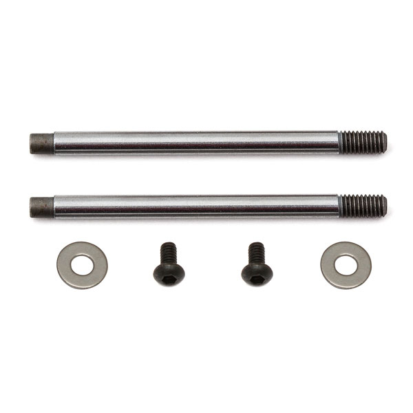 Team Associated FT 3X23 Shock ShaFT V2, Chrome (AS91618)