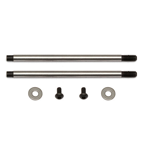 Team Associated 3X35mm Shock ShaFT V2 Chrome For As91579 Body (2) (AS91624)