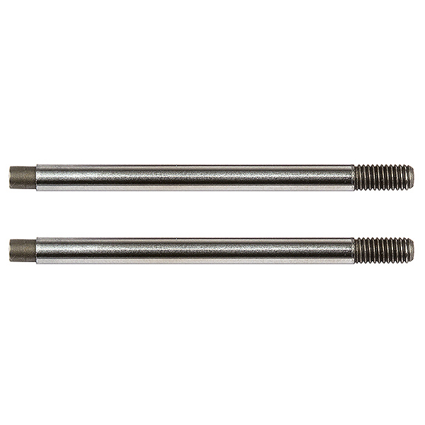 Team Associated 3X24 Shock ShaFTs V2, Chrome (B74) (AS91643)