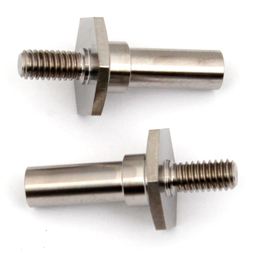 Team Associated B6/B6.1 Titanium Front Axles (AS91683)