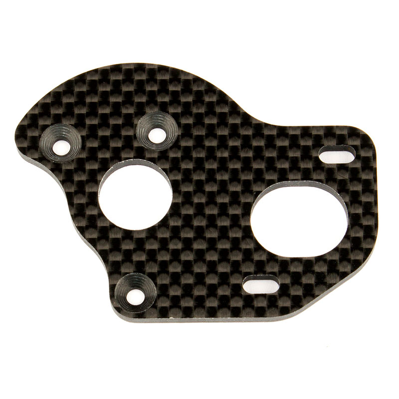 Team Associated FT Laydown/ Layback Motor Plate Graphite (AS91796)