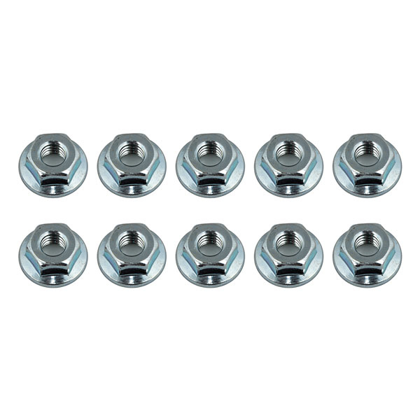 Team Associated Nuts M4 Serrated Wheel Nuts (AS91826)