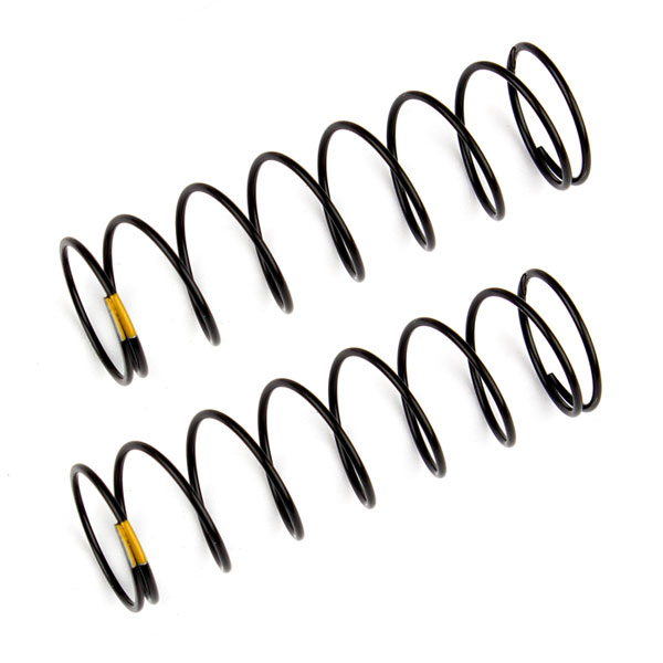 Team Associated Rear Shock Springs Yellow 2.30 Lb/In L61mm (AS91841)