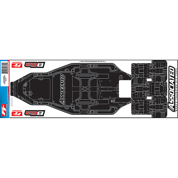 Team Associated B6.2 FT Chassis Protective Sheet (AS91870)