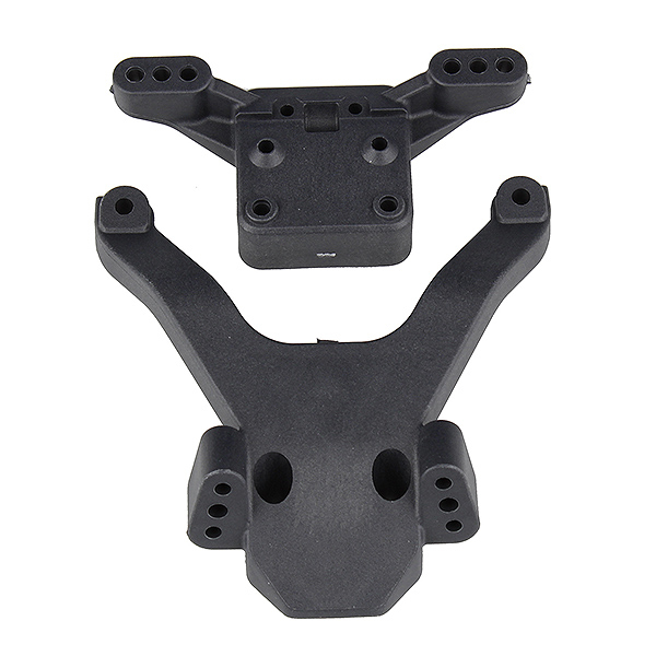 Team Associated B6.3 FT Top Plate &amp; Ballstud Mount Carbon (AS91875)