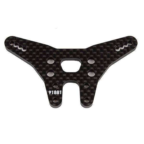 Team Associated B6.3 Rear Wide Shock Tower Carbon Fibre (AS91881)