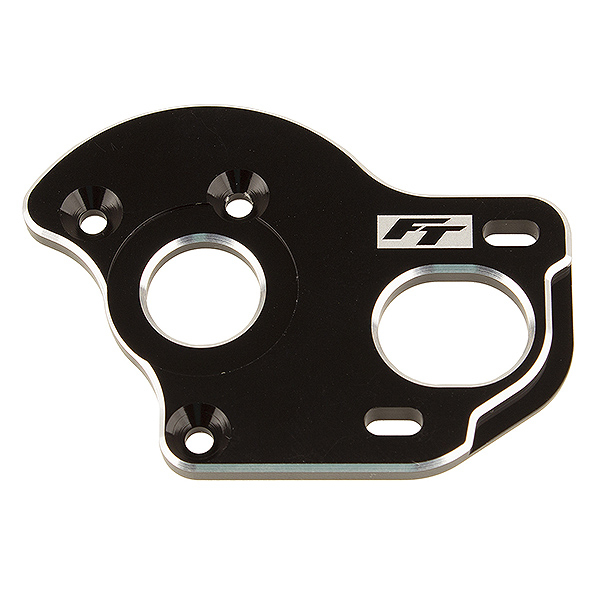 Team Associated B6.1 FT 3.5mm Laydown/Back Motor Plate Black (AS91908)