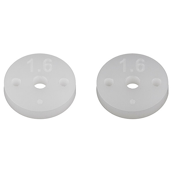 Team Associated FT 13mm Shock Pistons, 2.5mm, 2 X 1.6 (AS91932)
