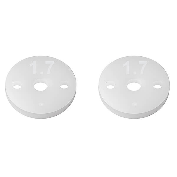 Team Associated FT 13mm Shock Pistons, 2.5mm, 2 X 1.7 (AS91933)