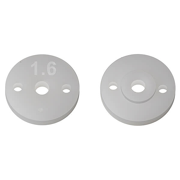 Team Associated FT 13mm Shock Pistons, 2.0mm, 2 X 1.6 (AS91936)
