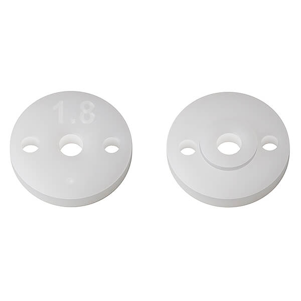 Team Associated FT 13mm Shock Pistons, 2.0mm, 2 X 1.8 (AS91938)