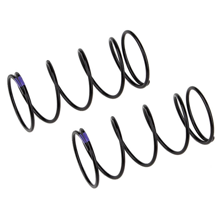 Team Associated 13mm Front Shock Springs Purple 4.6Lb/In, L44, 5.75T, 1.2D (AS91946)