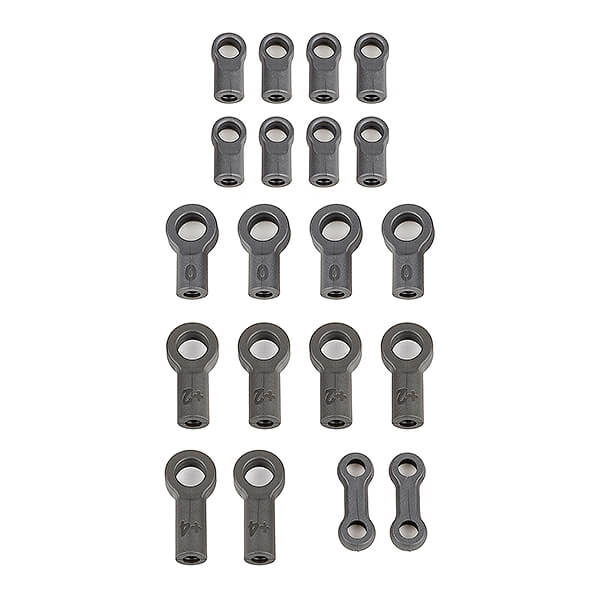 Team Associated RC10B6.4 13mm Shock Rod End Set (AS91997)