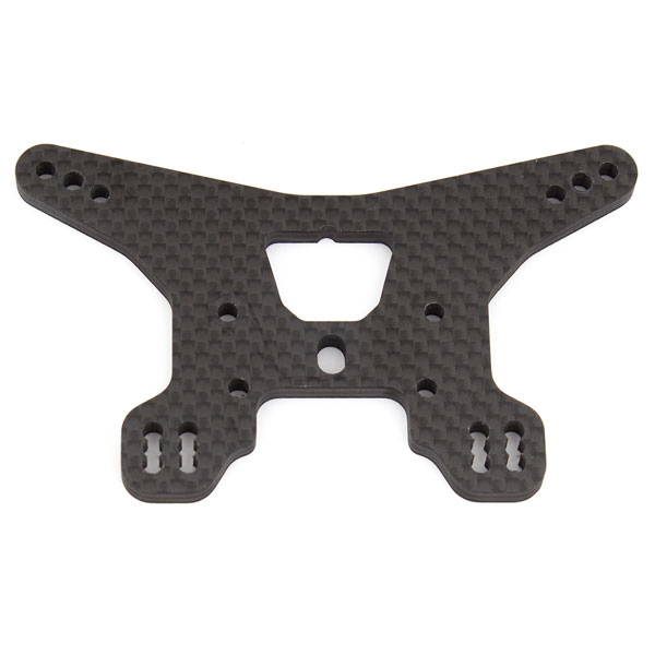 Team Associated B64 Rear Shock Tower Woven Carbon Fibre Long (AS92013)