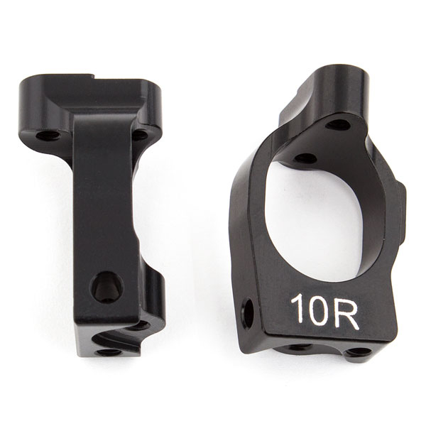 Team Associated B64 Aluminum Caster Blocks, 10 Deg. (AS92029)