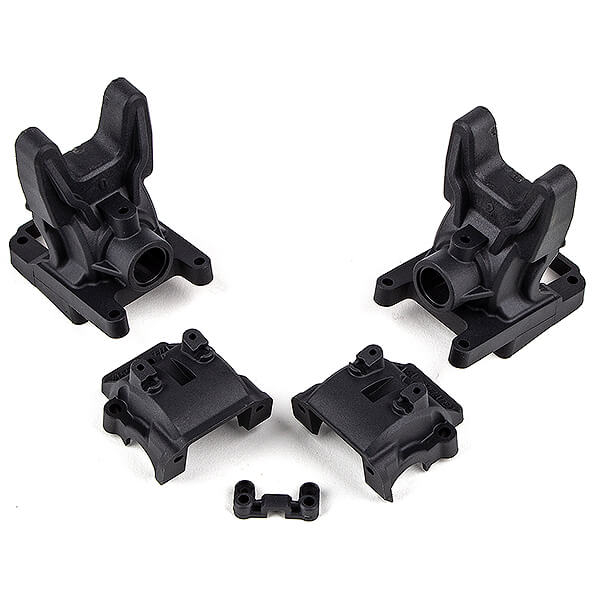 Team Associated RC10B74.2 FT Front Gearboxes 0/2 Height Carbon (AS92326)