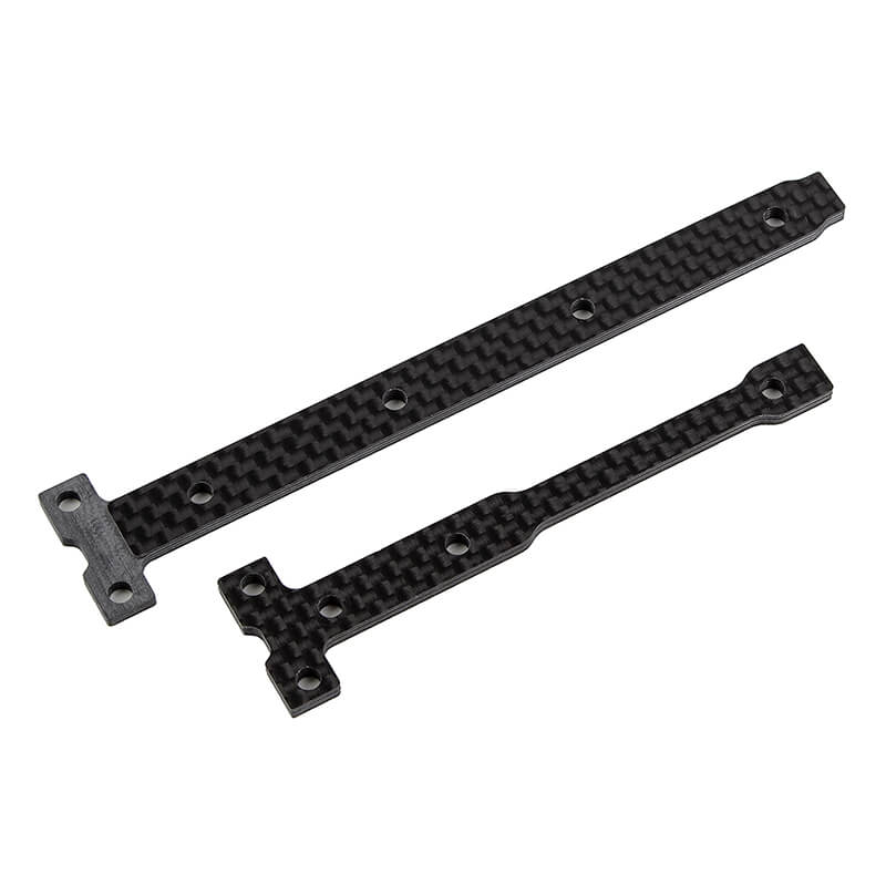 Team Associated B74.2 FT 2.5mm C/F Stiff Chassis Brace Set (AS92365)