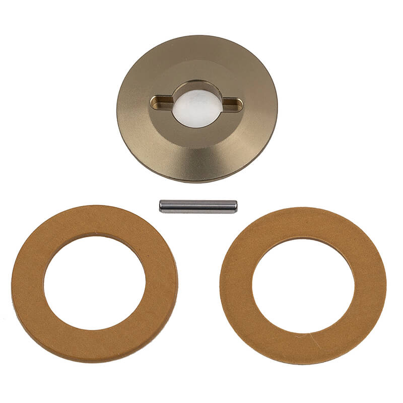 Team Associated B74.2 FT De-Co Upled Slipper Hub &amp; Pads (AS92370)