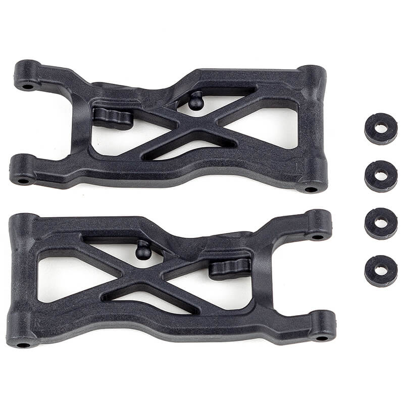 Team Associated RC10B7 FT Rear Suspension Arms, Carbon (AS92409)