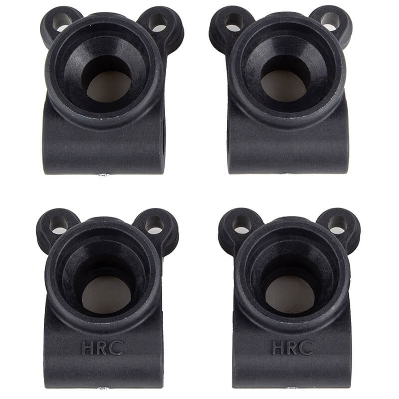 Team Associated RC10B7 FT Rear Hubs, Carbon (AS92413)