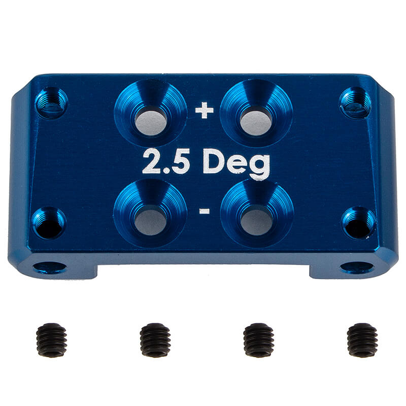 Team Associated RC10B7 FT Front Bulkhead, +/-2.5 Degree (AS92437)