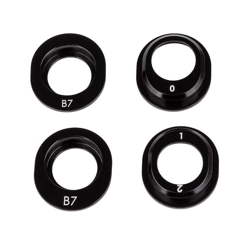 Team Associated RC10B7 FT Alum Differential Height Inserts (AS92455)