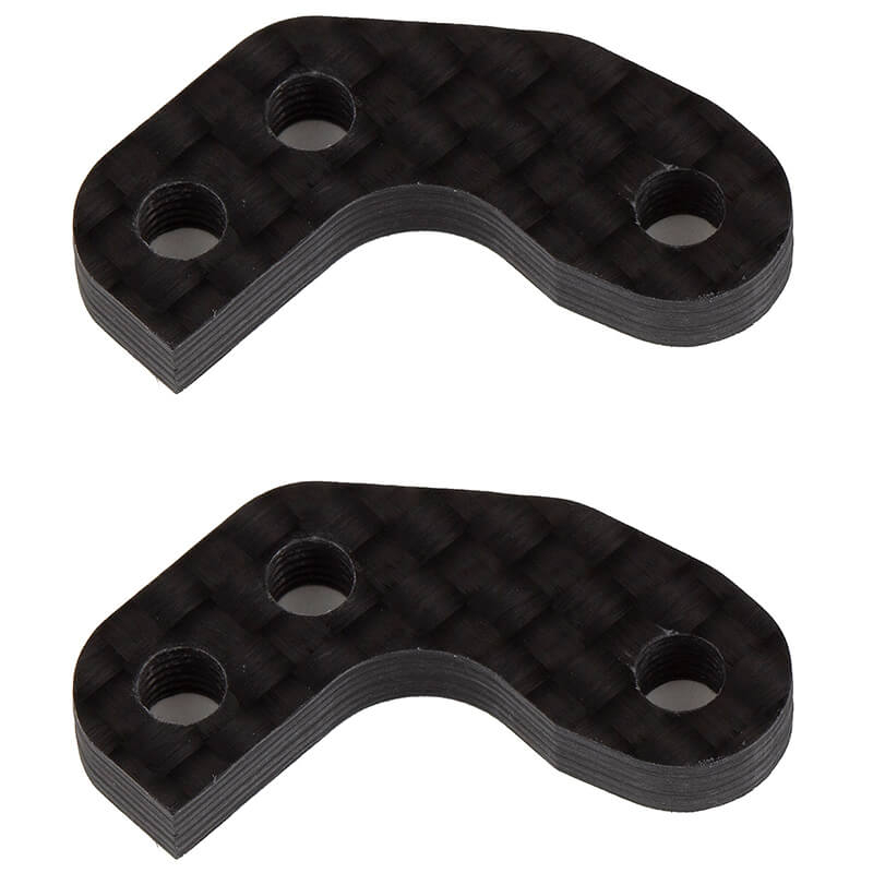 Team Associated RC10B7 Caster Block Link Mount Set +1mm (AS92466)