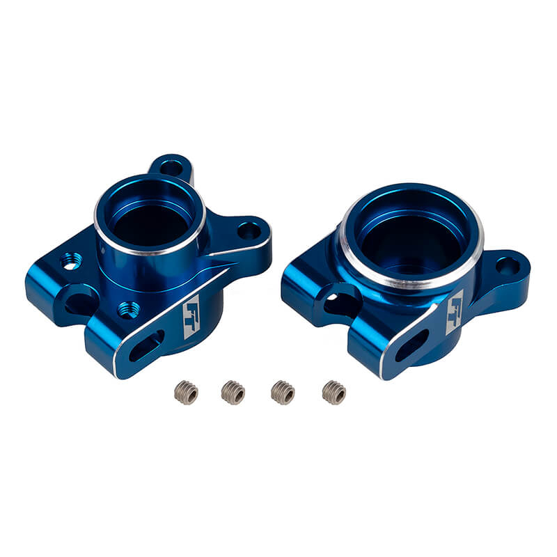 Team Associated FT RC10B7 Rear Hub Set Blue Aluminium (AS92471)