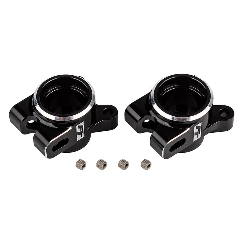 Team Associated FT RC10B7 Rear Hub Set Black Aluminium (AS92472)