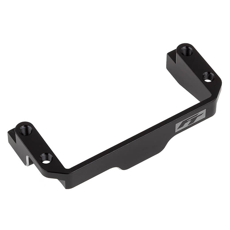 Team Associated RC10B7 FT One- Piece Servo Mount Black Aluminium (AS92480)