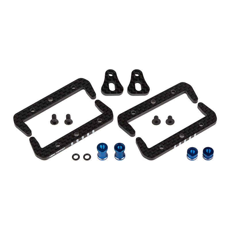 Team Associated RC10B7 FT Battery Mount Set (AS92482)