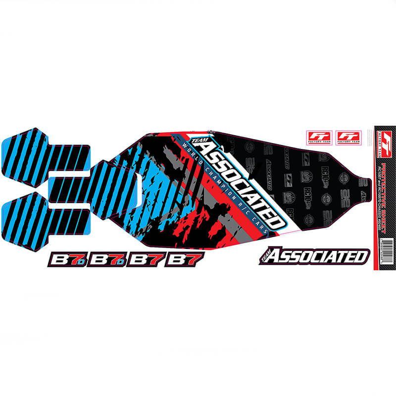 Team Associated RC10B7 Chassis Protective Sheet (AS92488)