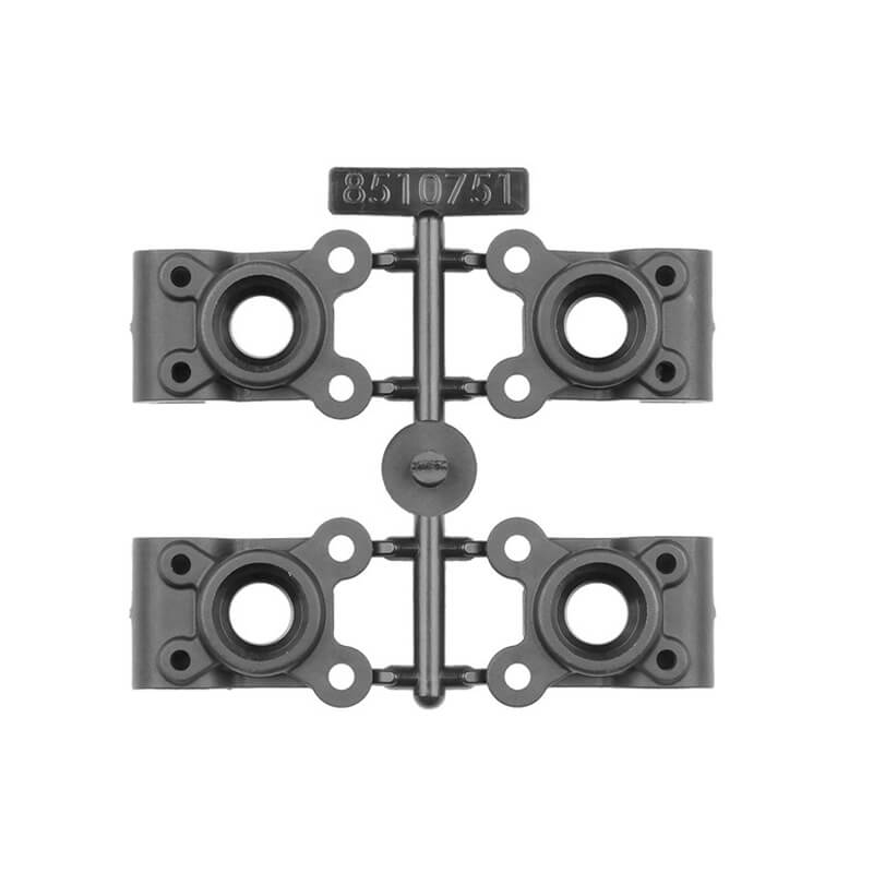 Team Associated RC10B7 Carbon FT Rear Hub Set -4mm Offset (AS92519)