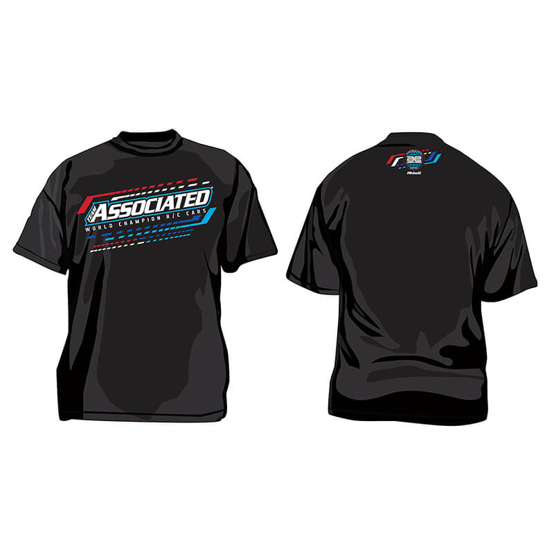 Team Associated Wc23 T-Shirt Black (M) (AS97119)