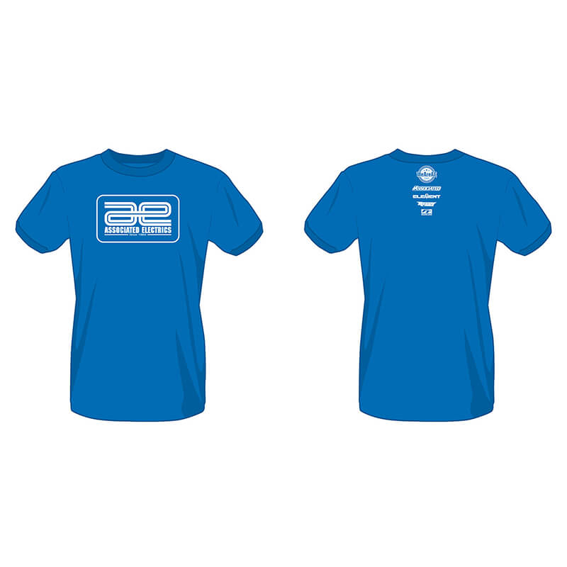 Team Associated Heritage T-Shirt Blue (S) (AS97153)