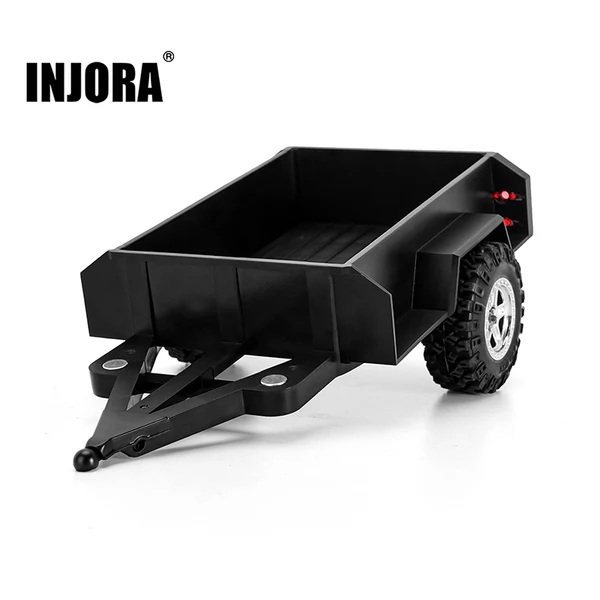 INJORA Utility Trailer with Hitch For 1/18 RC Crawler TRX4M (AX-TC07)