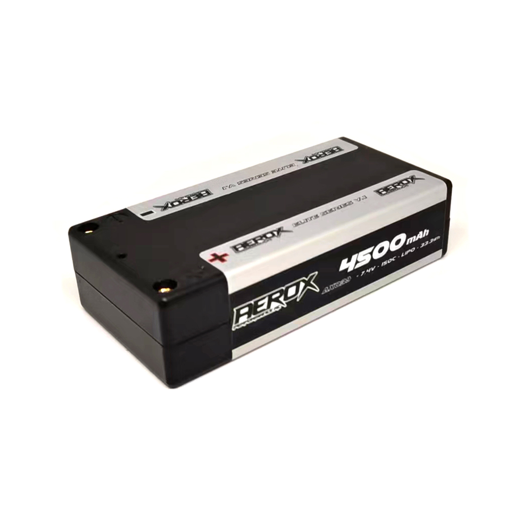 Aerox Elite LiPo 4500mAh Shorty 7.4v 150C 25mm  (AX039)