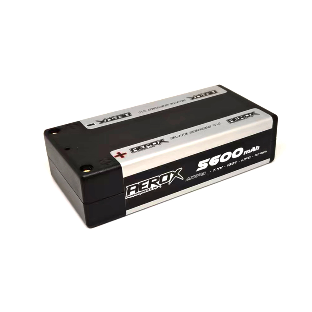 Aerox Elite Lipo 5600mAh Shorty 7.4V 130C 25mm (AX043)