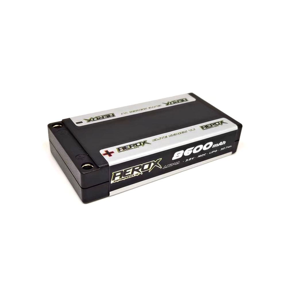 Aerox Elite Lipo 8600mAh HV 1S 3.8V 160C 18.5mm (AX049)
